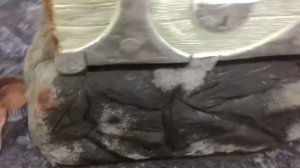 Как покрасить бетон «под дерево»3