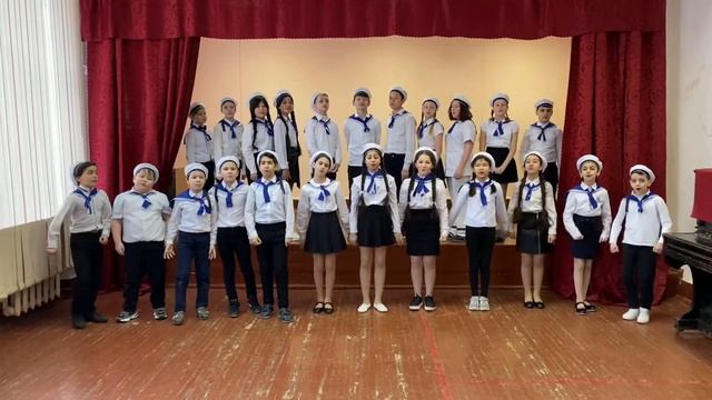 Бескозырка 4 класс Фестиваль патриотической песни #Школа259СПб #МузейУИстока Моряки