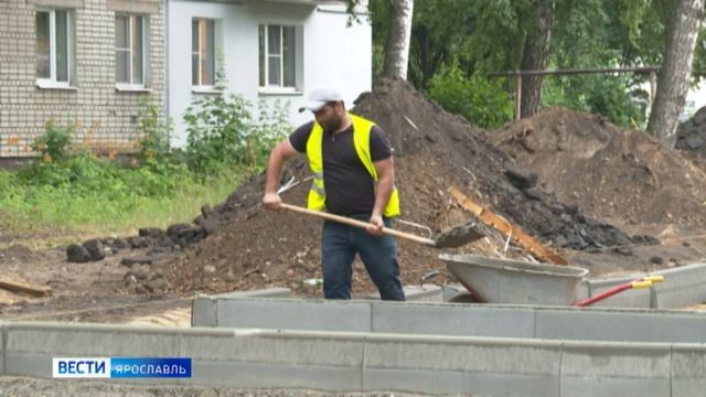 В Ярославле по программе «Наши дворы» начали ремонт территории на Суздальском шоссе