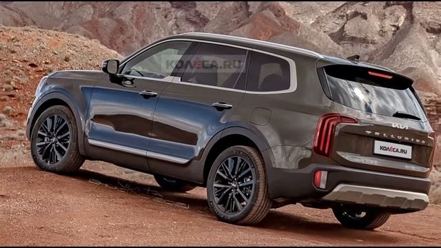 Первые рендеры обновленного кроссовера Kia Telluride смотреть онлайн