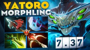 Yatoro НА МОРФЕ В НОВОМ ПАТЧЕ УНИЧТОЖАЕТ ПРОТИВНИКОВ🔥| Raddan Morphling 7.37