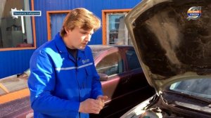 Уровень масла в двигателе на примере автомобиля Volvo