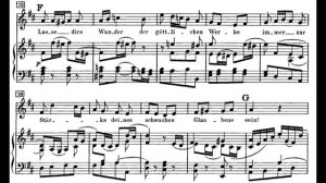 Schliesse mein Herze (BWV 248 - J.S. Bach) Score Animation