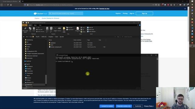 Installing Wordpress on Windows using Docker in 5 minutes - Tutorial смотреть онлайн