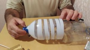Самодельный абажур из пластиковой бутылки