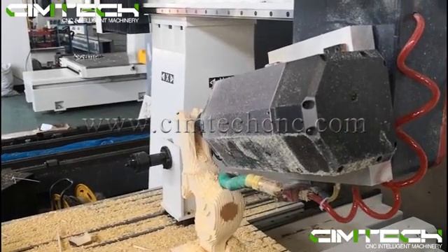 5-осевой фрезерный станок с ЧПУ с осью вращения, 6-осевой станок для резьбы по дереву смотреть онлайн