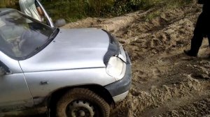 Шеви нива на песке