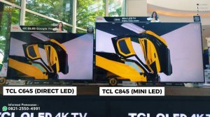 Mini led vs Direct LED picture comparison || TCL QLED TV C645 VS TCL QLED TV C845