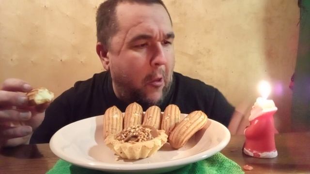 Обжор - мини эклеры и корзинка со сгущенкой смотреть онлайн