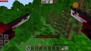 Я выживаю в minecraft PE но я человек бензопила