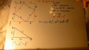 теорема Пифагора с доказательством