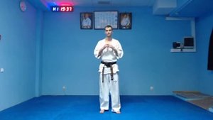 Карате Киокушинкай онлайн-тренировка. 10-9 кю