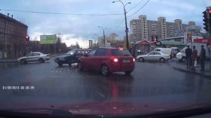 Авария в Киеве 24 12 2014 ХШ - Как из-за цепочки случайностей произошла авария