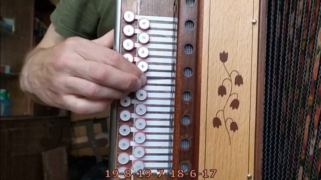 Ах,зачем эта ночь.(разбор на гармони с цифрами).mp4 смотреть онлайн