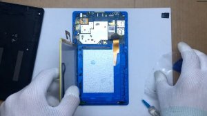 Замена аккумулятора на Планшете Lenovo Tab 3 TB3-710i Replacing the battery on the tablet