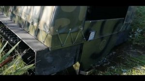 Гусеничный вездеход Хома PRO,часть 2, проверка плавучести.