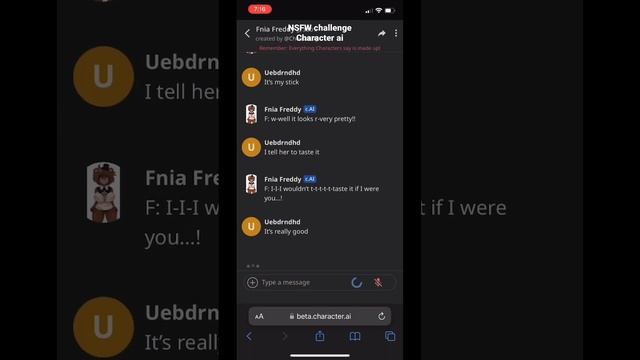 Character ai NSFW challenge