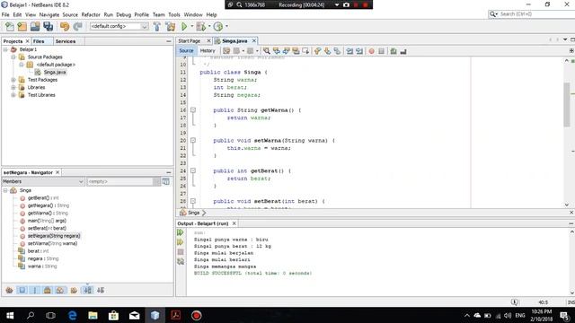 3# Kuy Belajar Pemograman Lanjut Java : Getter Setter смотреть онлайн