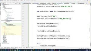Простой Telegram бот на Java и Spring Boot- Добавляем кнопки к сообщению, редактируем сообщение