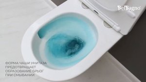 Обзор подвесного  безободкового унитаза BelBagno Amanda-Tor