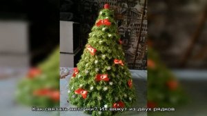 Елочка крючком: схема вязания пушистой елки, инструкция по вязанию простой елочки крючком для начи.