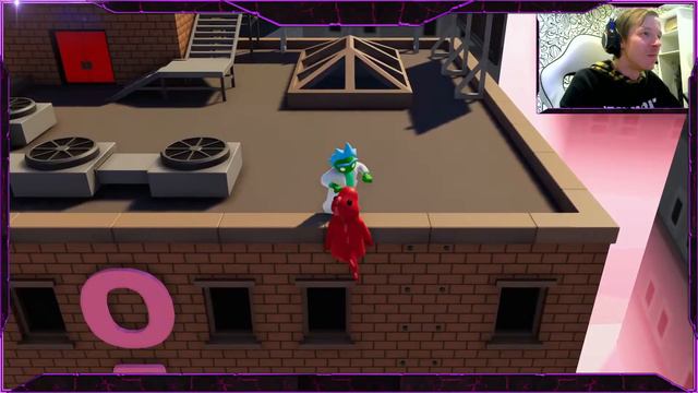 Батл с друзьями)))попробуй не смеяться)) в Gang Beasts # 3 смотреть онлайн