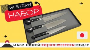 Набор японских кухонных ножей Tojiro Western (FT-032)