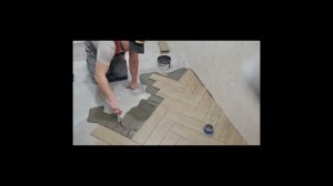 Паркетная раскладка плитки!