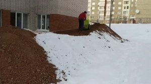 Электро тачка (думпер) из Китая. Электрическая самоходная тележка