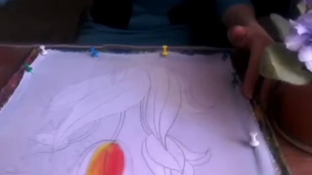Майстер-класс: Розпис картини "Квіти" в техниці вільного розпису.