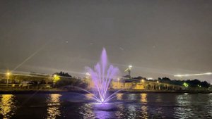 Плавающий фонтан LP40000GY50 2 2KW 220V - Pondtech