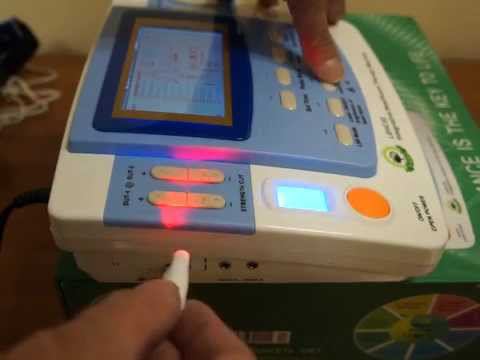 Подключение лазерной головки к аппарату физиотерапии LG-HC смотреть онлайн