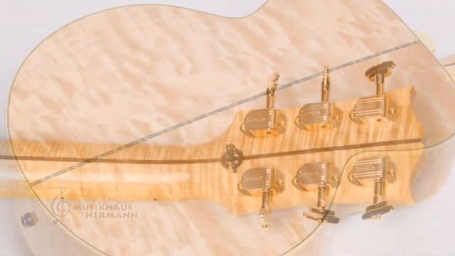 Gibson SJ200 Montana Gold Anniversary Quilt Limited Edition - antique natural - only 30 смотреть онлайн