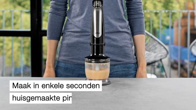 Kant & klaar versus verse pindakaas | Braun MultiQuick staafmixer met hakmolen смотреть онлайн