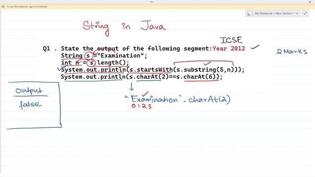 String in Java (Output Part 1)| ICSE class 10 String output | ICSE Computer Previous year solution смотреть онлайн