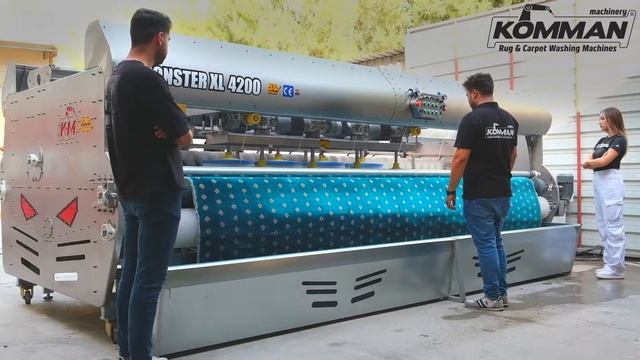 MONSTER XL-4200 INOX АВТОМАТИЧЕСКАЯ МАШИНА ДЛЯ СТИРКИ КОВРОВ смотреть онлайн