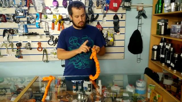 Растягивающийся строп для самостраховки бензо- и электроинструмента «Гофра-36» фирмы ТМ КРОК смотреть онлайн