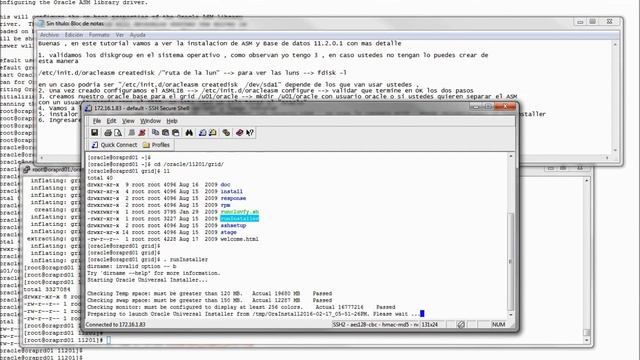Install Database Oracle 11.2.0.1 - 1/2 - Install ASM смотреть онлайн