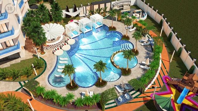 Редкое предложение! Квартира в ЦЕНТРЕ Алании 1+1 с ремонтом. Недвижимость в Турции с видом на море смотреть онлайн