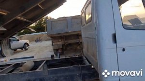 газель самосвал 5 тонн не выдержал подрамник