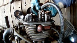 Регулировка клапанов мотоцикл Урал 8.103.10/Adjust valve motorcycle Ural IMZ 8.103.10