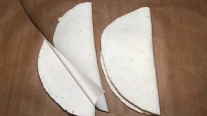 ЗАВТРАК супер за 10 минут! Пшеничная лепешка с творожно-сырной начинкой