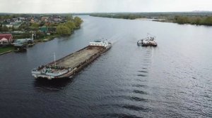 Река Москва.Судоходство по реке Москве.Баржи.Речные суда.Перевозка песка по воде.Речной флот в деле