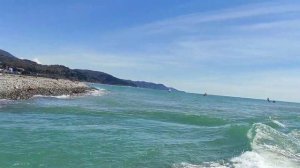 Путешествие в Сочи. Часть 8. Лазаревское. Слияние реки Псезуапсе и моря. Памятник Шарику.