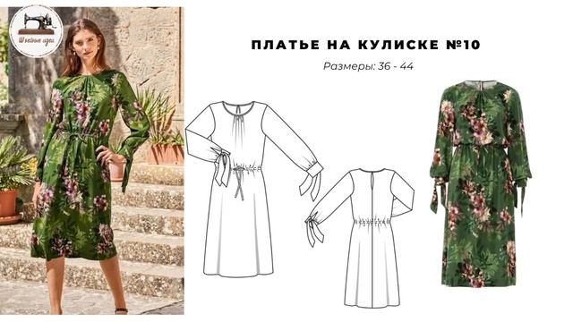 Burda Best of 2/2021/Технические рисунки лучших моделей платьев