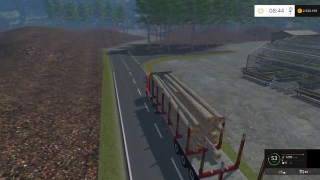 FS 15: Kögel Log Trailer Mod смотреть онлайн