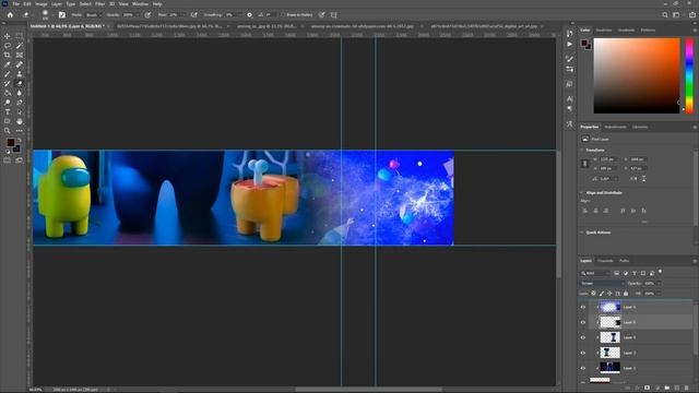 YouTube Cover Design | Avatar idea |Photoshop Tutorial смотреть онлайн
