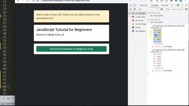 Array Concat JavaScript