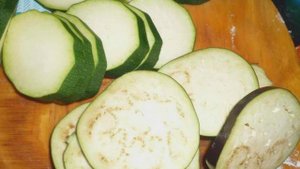 Жареные кабачки и баклажаны