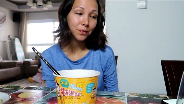 Очень острый Mukbang! Сырный рамен. смотреть онлайн